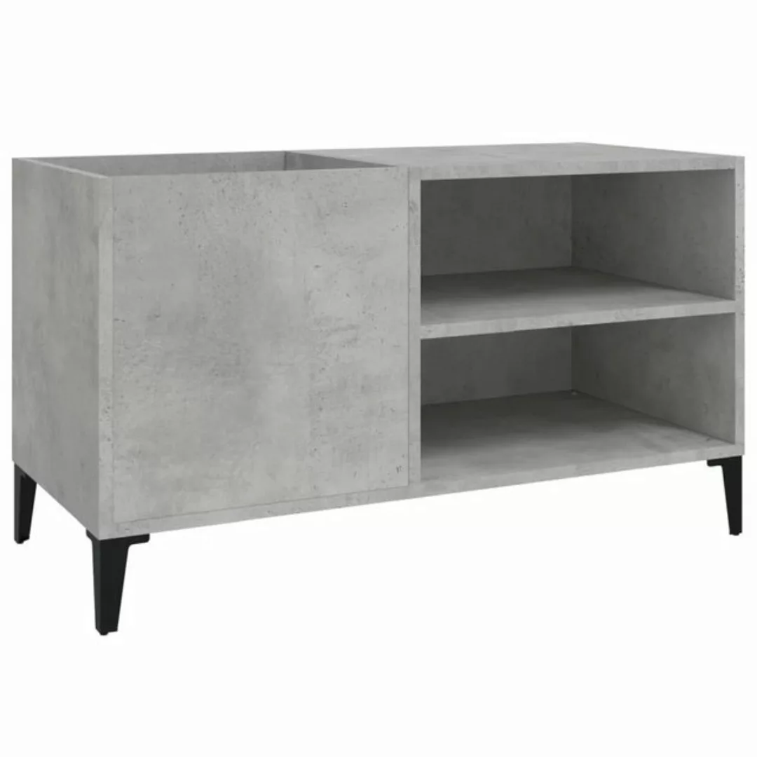 vidaXL Beistellschrank Plattenschrank Betongrau 84,5x38x48 cm Holzwerkstoff günstig online kaufen