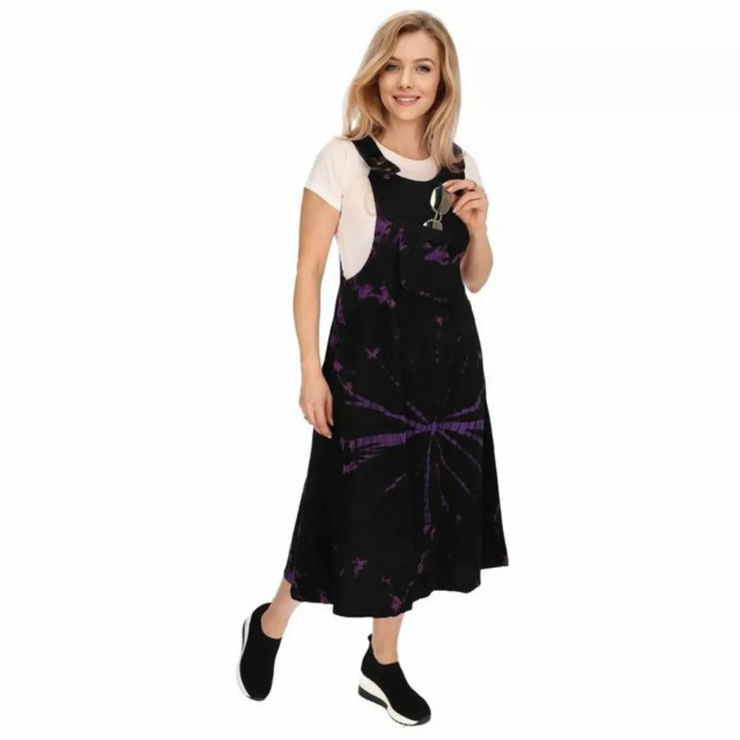 KUNST UND MAGIE Latzhose Latzkleid bunt Tie Dy Batik Boho Ibiza 70er Overal günstig online kaufen