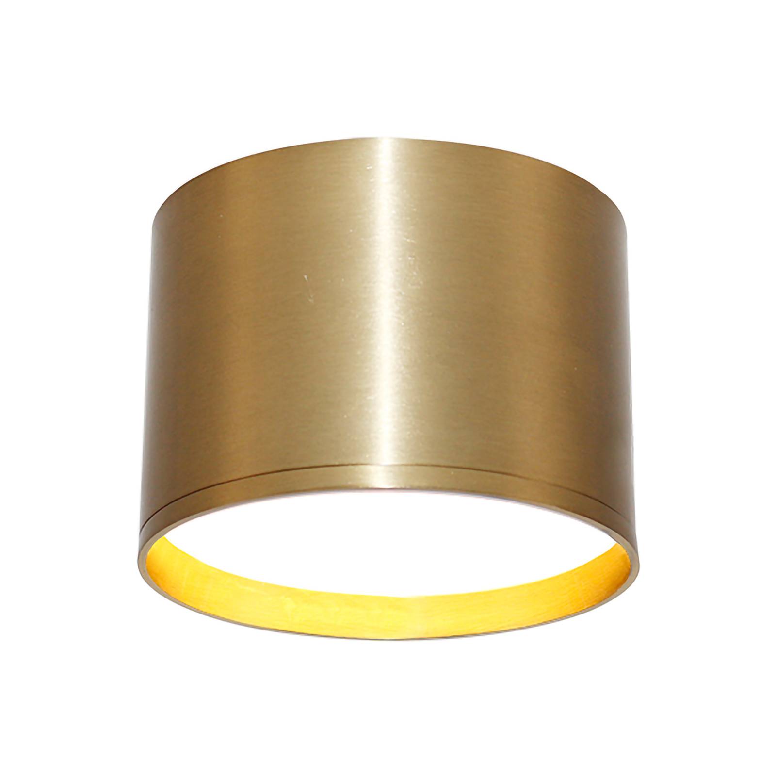 Lindby Nivoria LED-Strahler, Ø 12 cm, gold günstig online kaufen