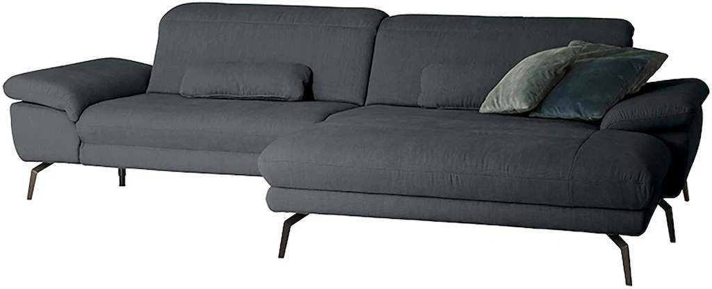 Die PlanBar Ecksofa "MP-IN22025 L-Form", (Set), mit Kopfteilverstellung, wa günstig online kaufen