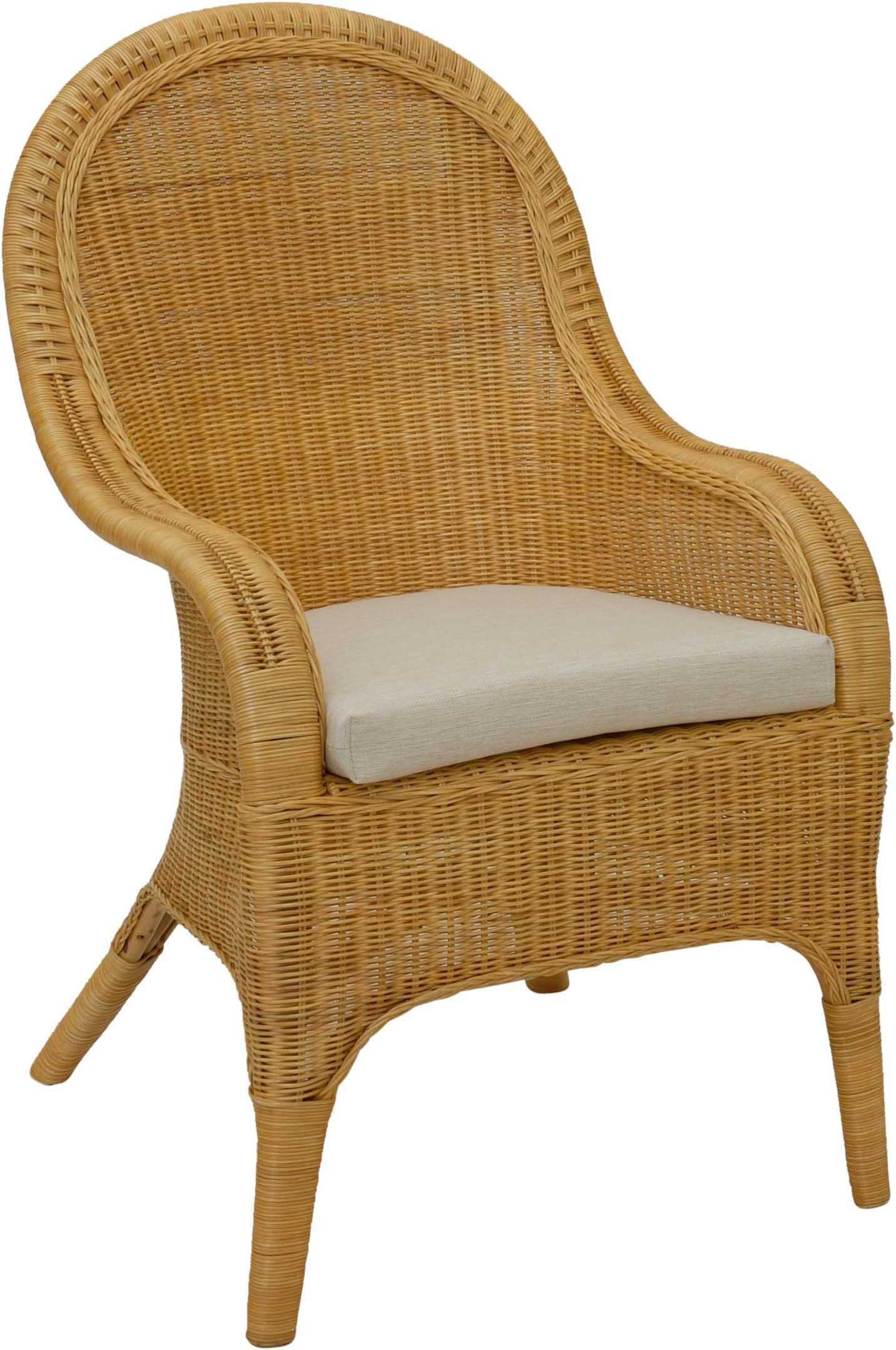 Krines Home Rattanstuhl Rattansessel hohe Rückenlehne günstig online kaufen