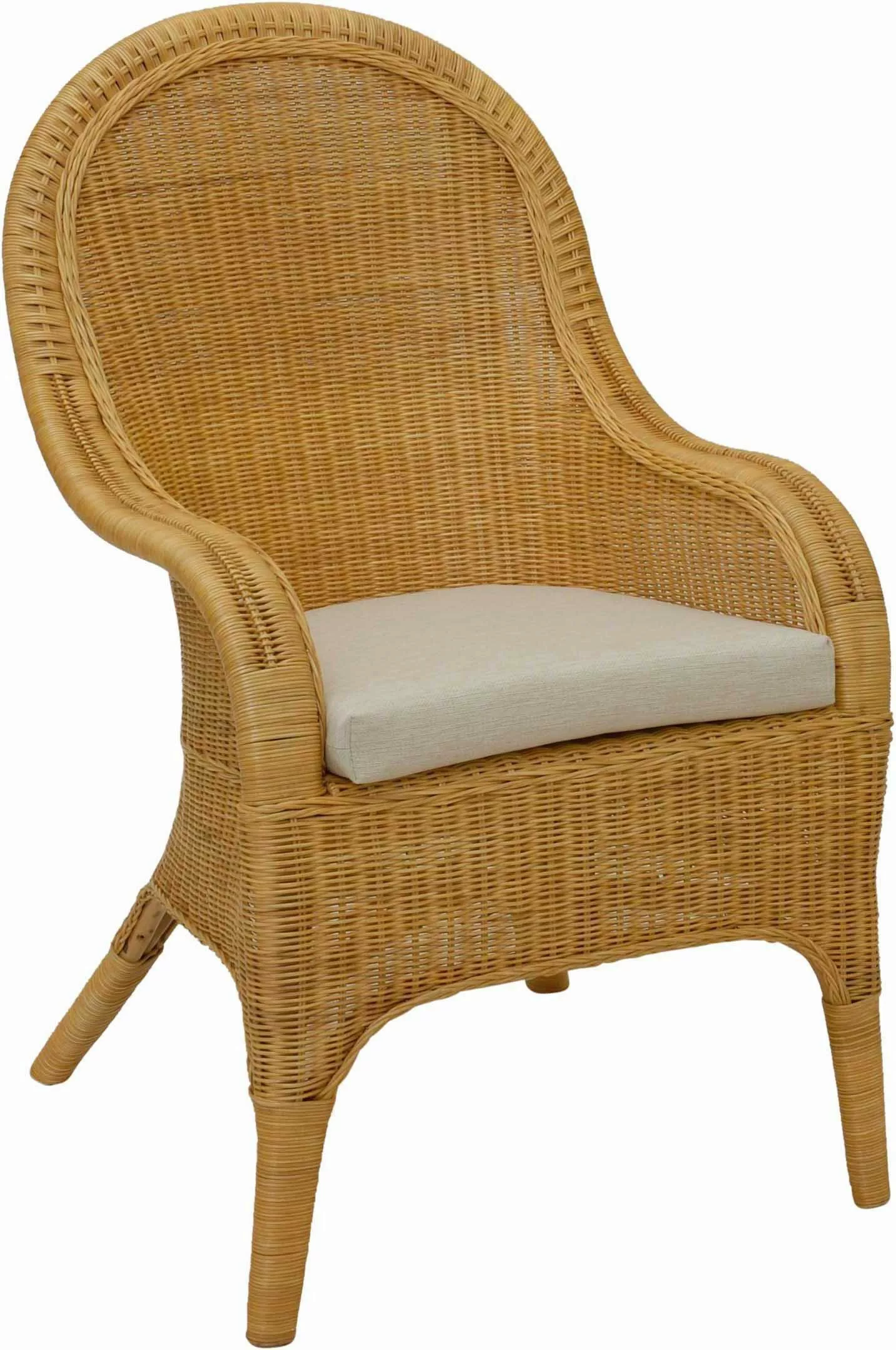 Krines Home Rattanstuhl Rattansessel hohe Rückenlehne günstig online kaufen