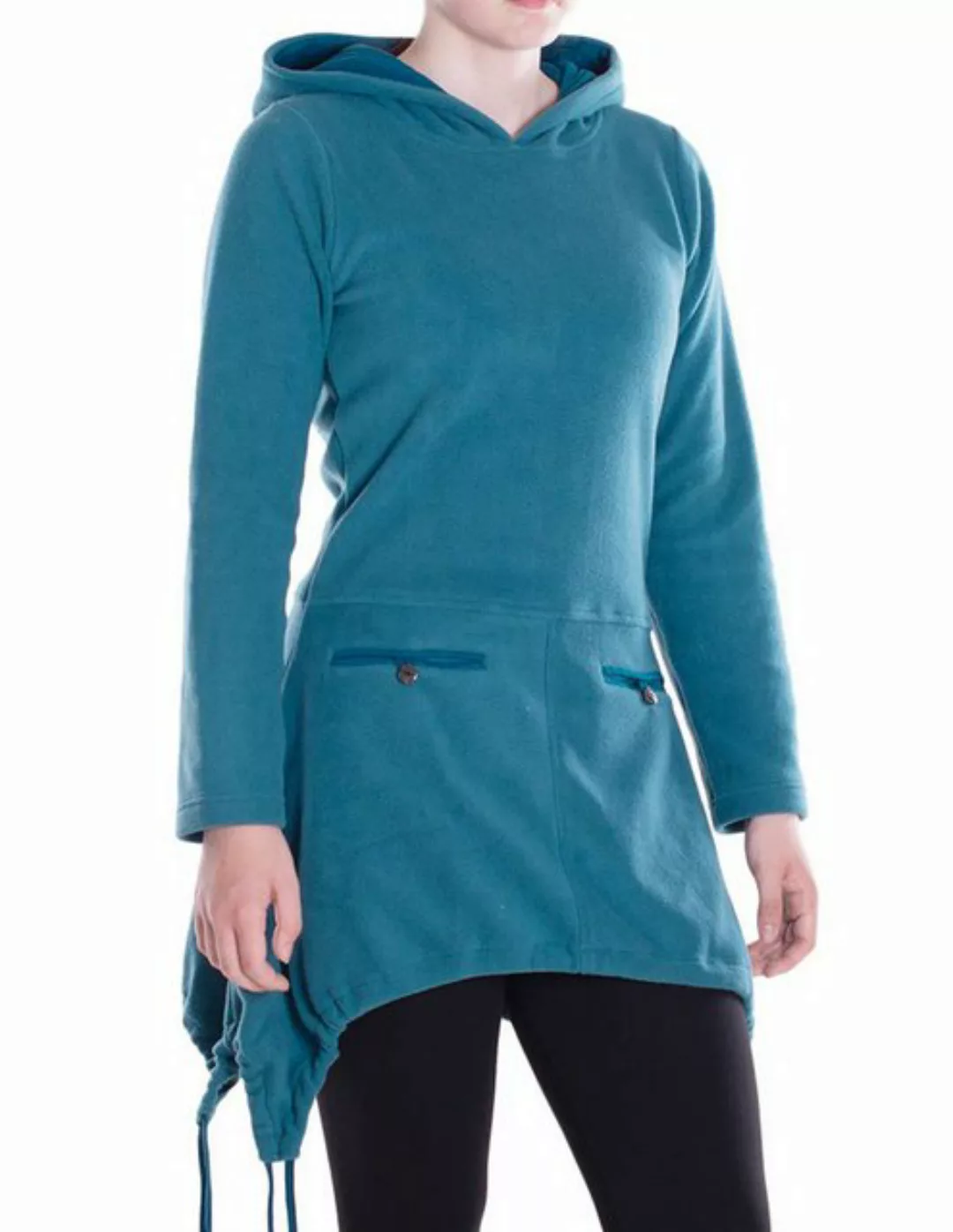 Vishes Zipfelkleid Extra warmes Damen Winterkleid Pullover-Kleid Sweatkleid günstig online kaufen