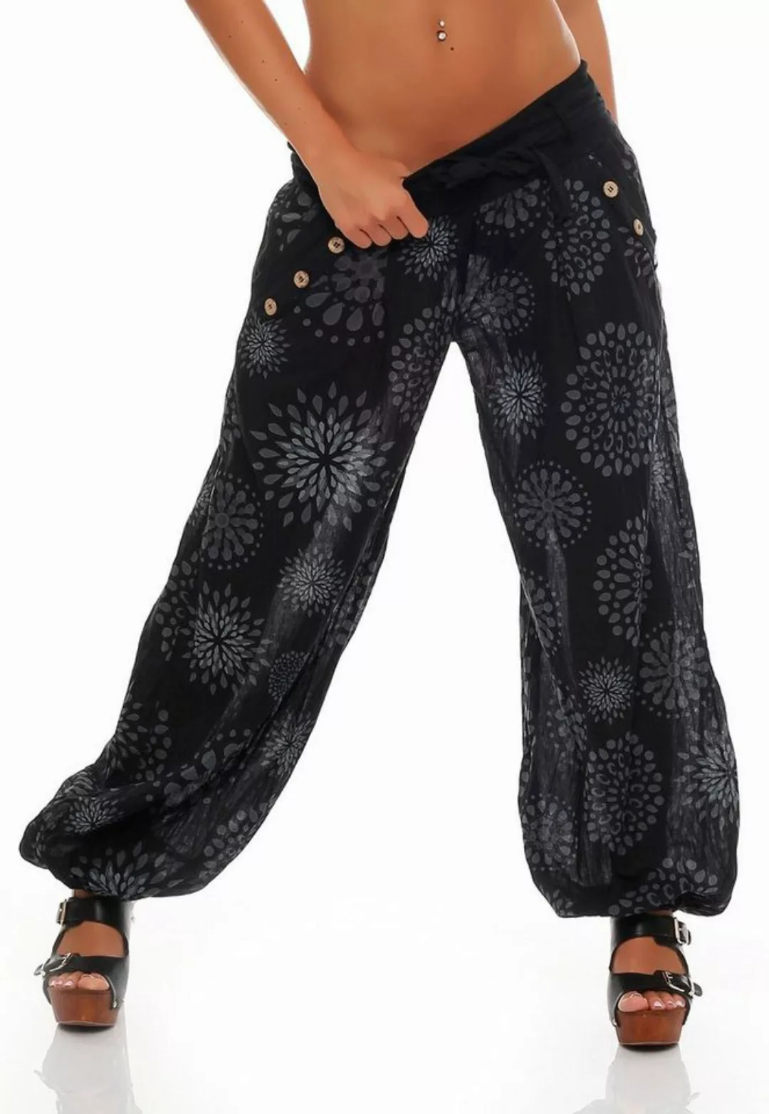 malito more than fashion Haremshose 3481 Pumphose Aladinhose mit Print Einh günstig online kaufen