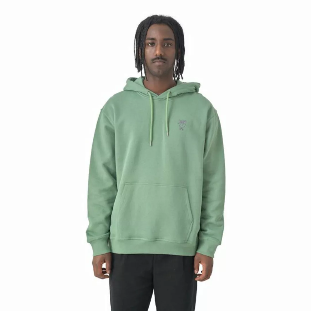 Cleptomanicx Kapuzenpullover Sketch Gull - comfrey green günstig online kaufen