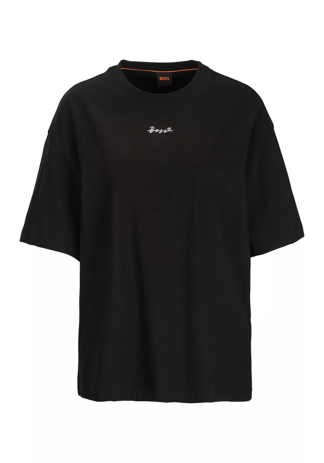 BOSS ORANGE T-Shirt "C Eboyfriend Premium Damenmode", mit großem BOSS Logod günstig online kaufen