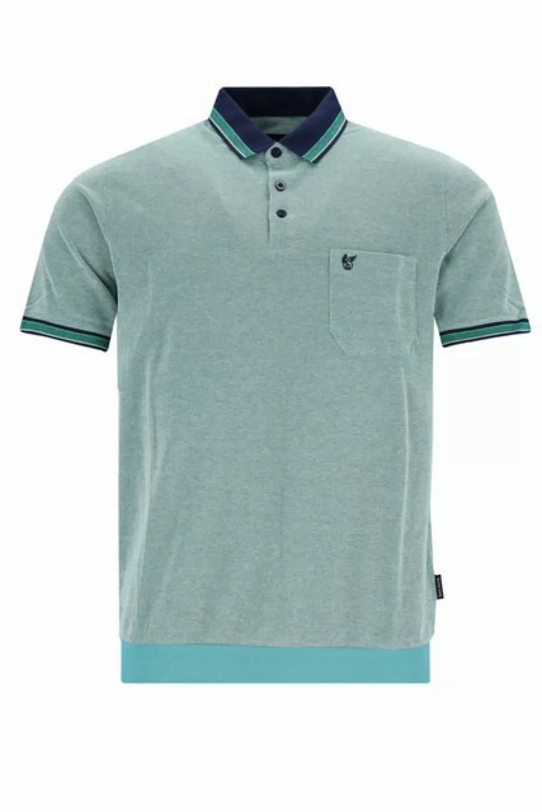 Hajo Poloshirt H Polopique Bund Stay FreshDreitonoptik smaragd günstig online kaufen