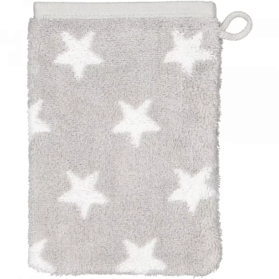 Cawö Handtücher NEW STARS Sterne klein 6261 - Farbe: platin/weiß - 76 - Was günstig online kaufen