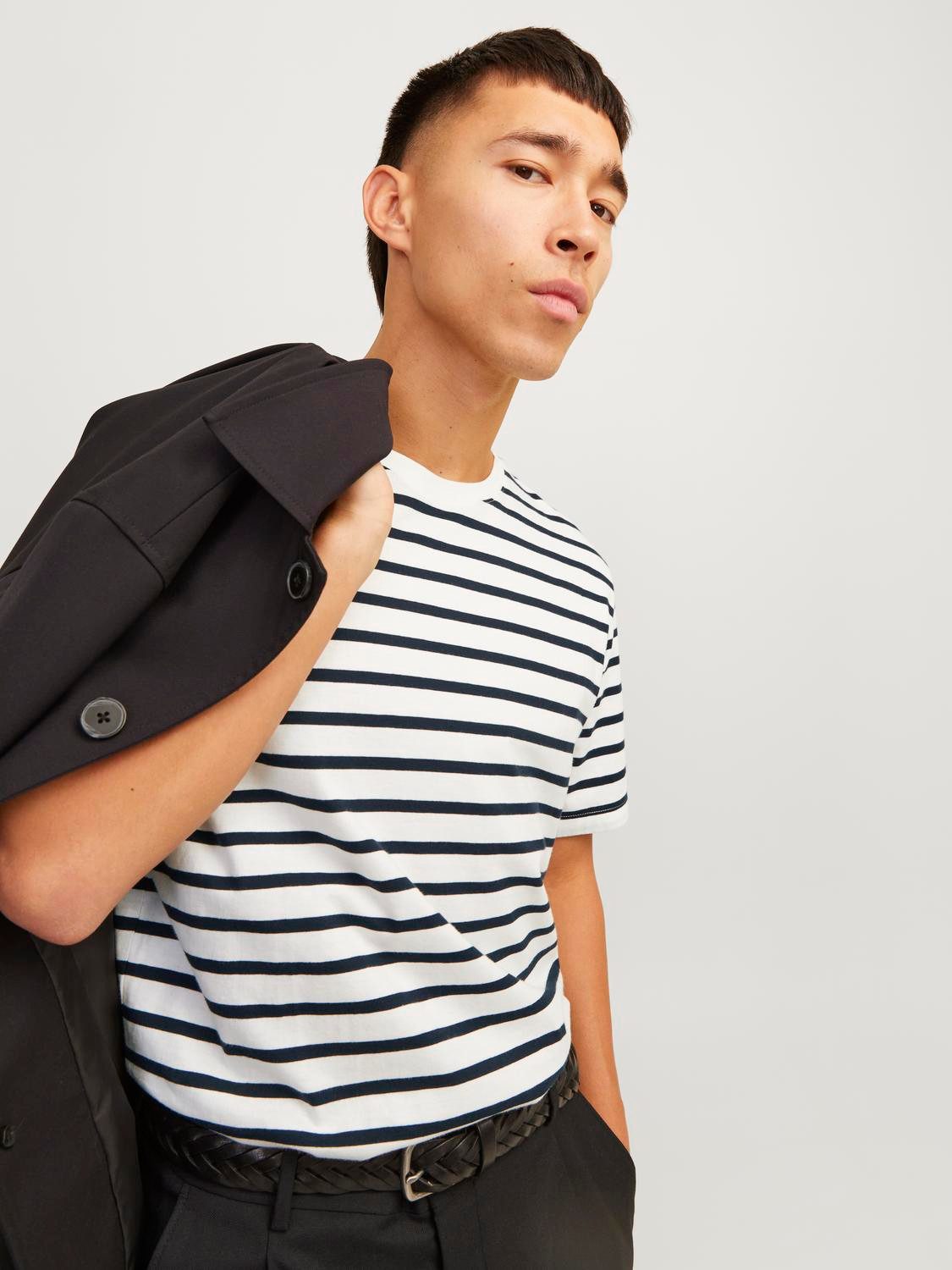 Jack & Jones Rundhalsshirt JJEORGANIC BASIC günstig online kaufen