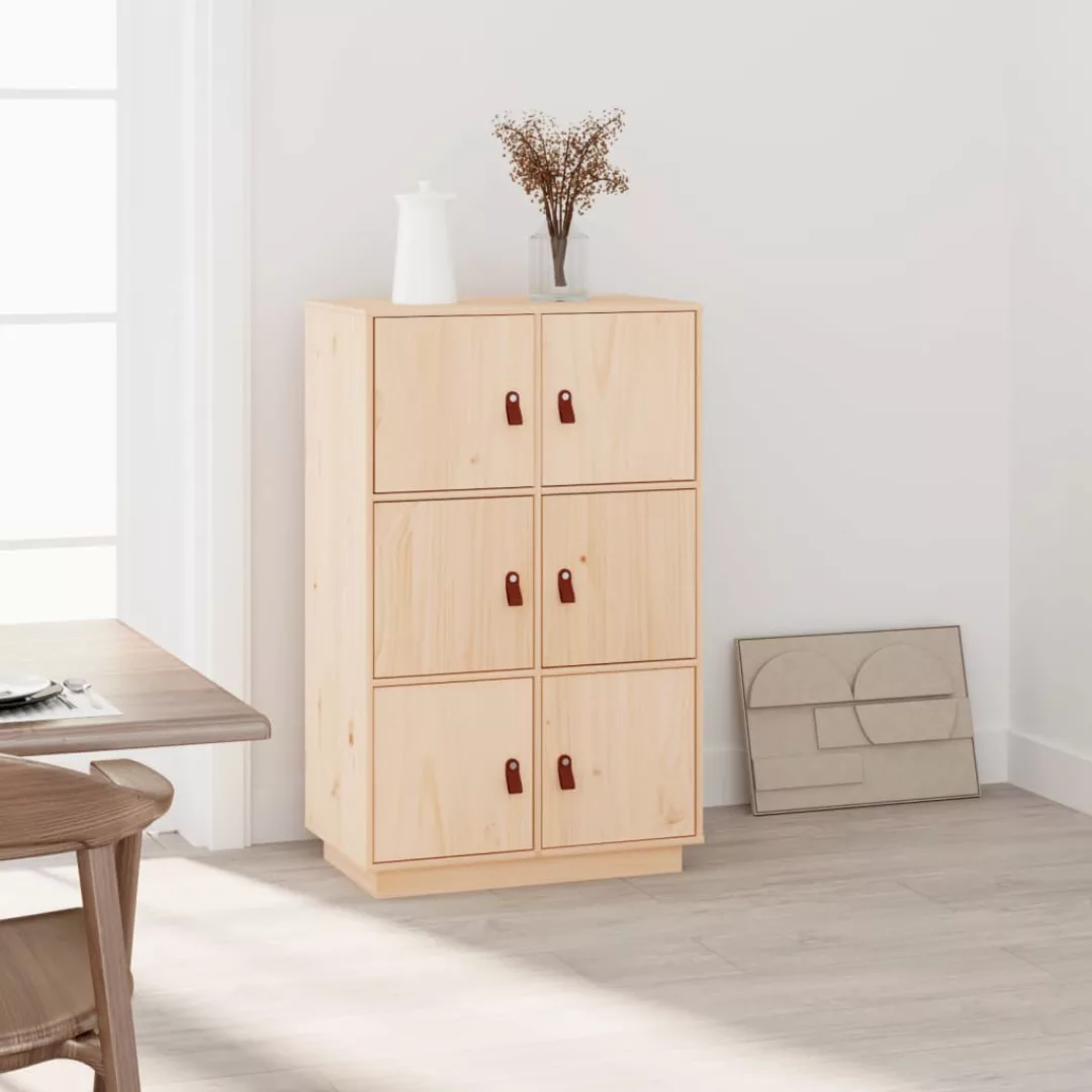 Vidaxl Highboard 67x40x108,5 Cm Massivholz Kiefer günstig online kaufen