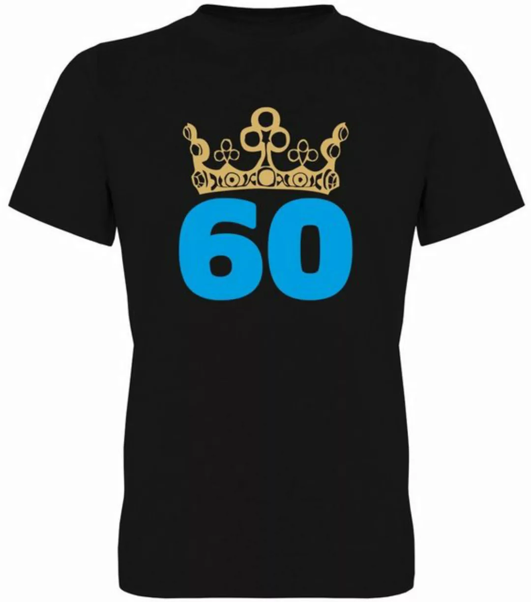 G-graphics T-Shirt 60 – mit Krone Herren T-Shirt, zum 60ten Geburtstag, mit günstig online kaufen
