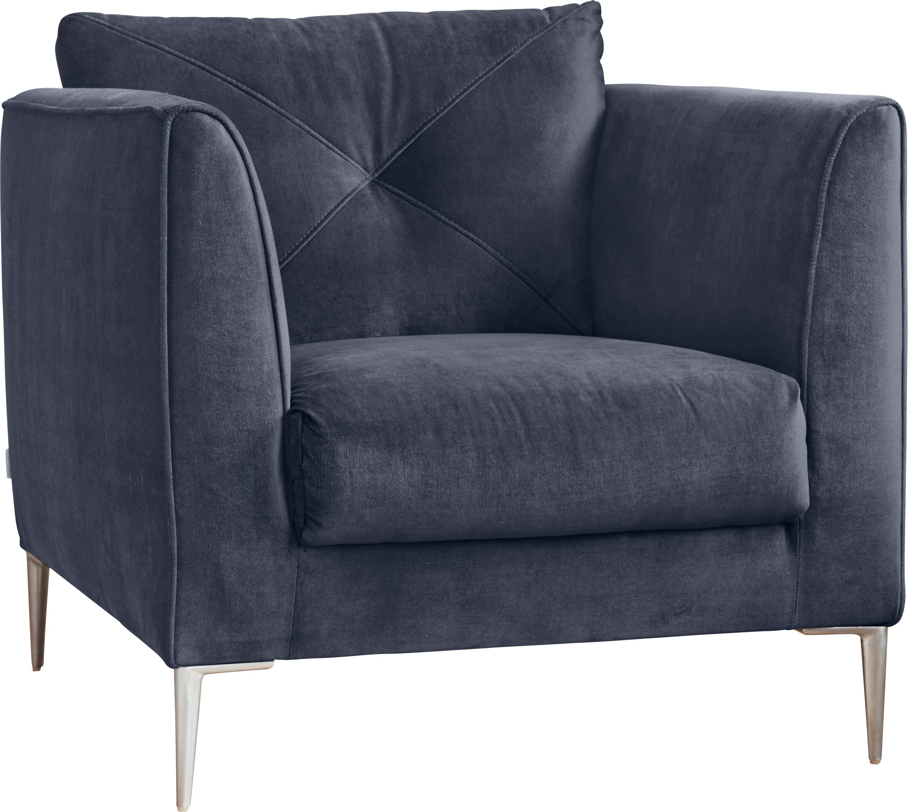 TRENDMANUFAKTUR Sessel "Chilltime, Loungesessel, Komfortsitzhöhe 46cm, Brei günstig online kaufen