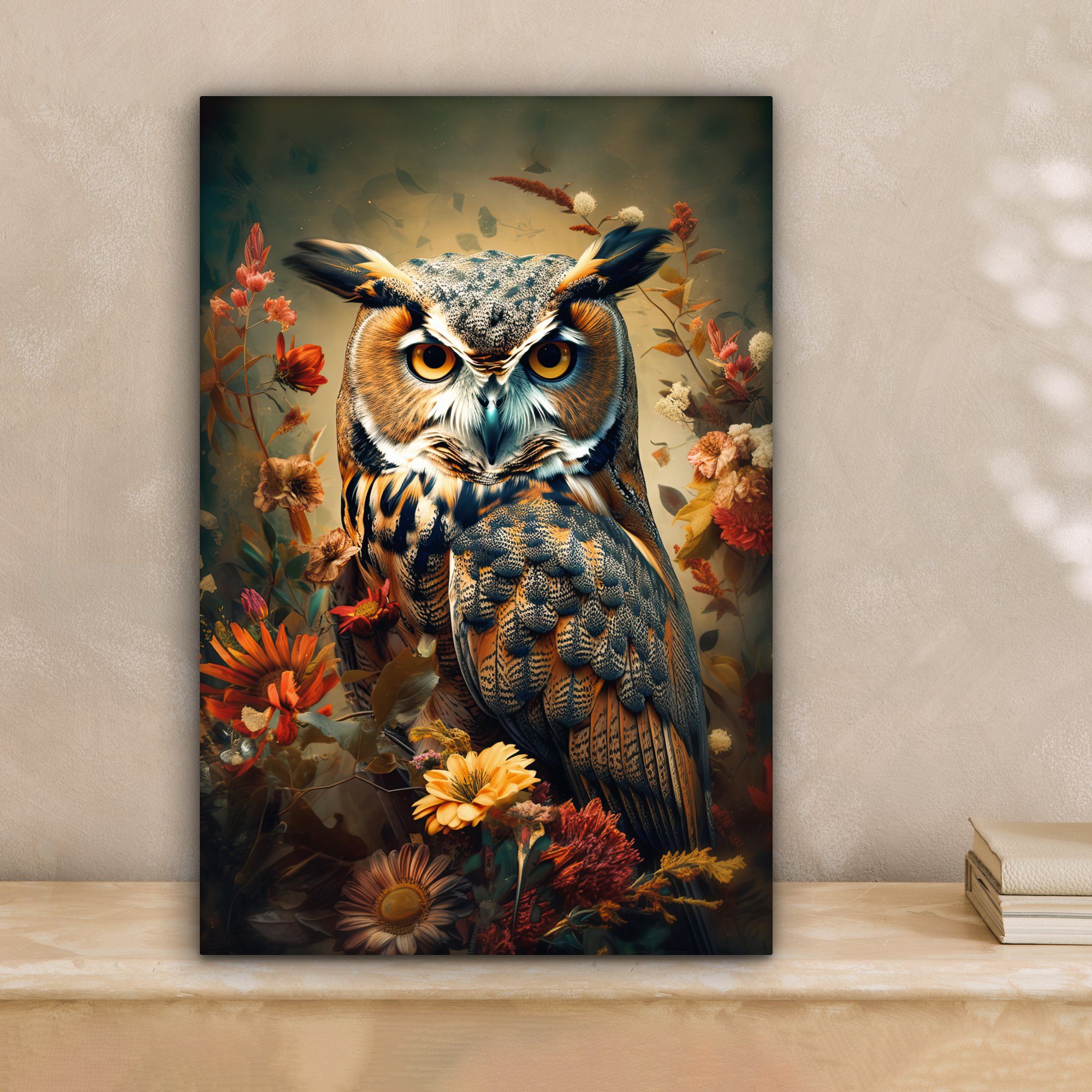OneMillionCanvasses® Leinwandbild Eule - Vogel - günstig online kaufen