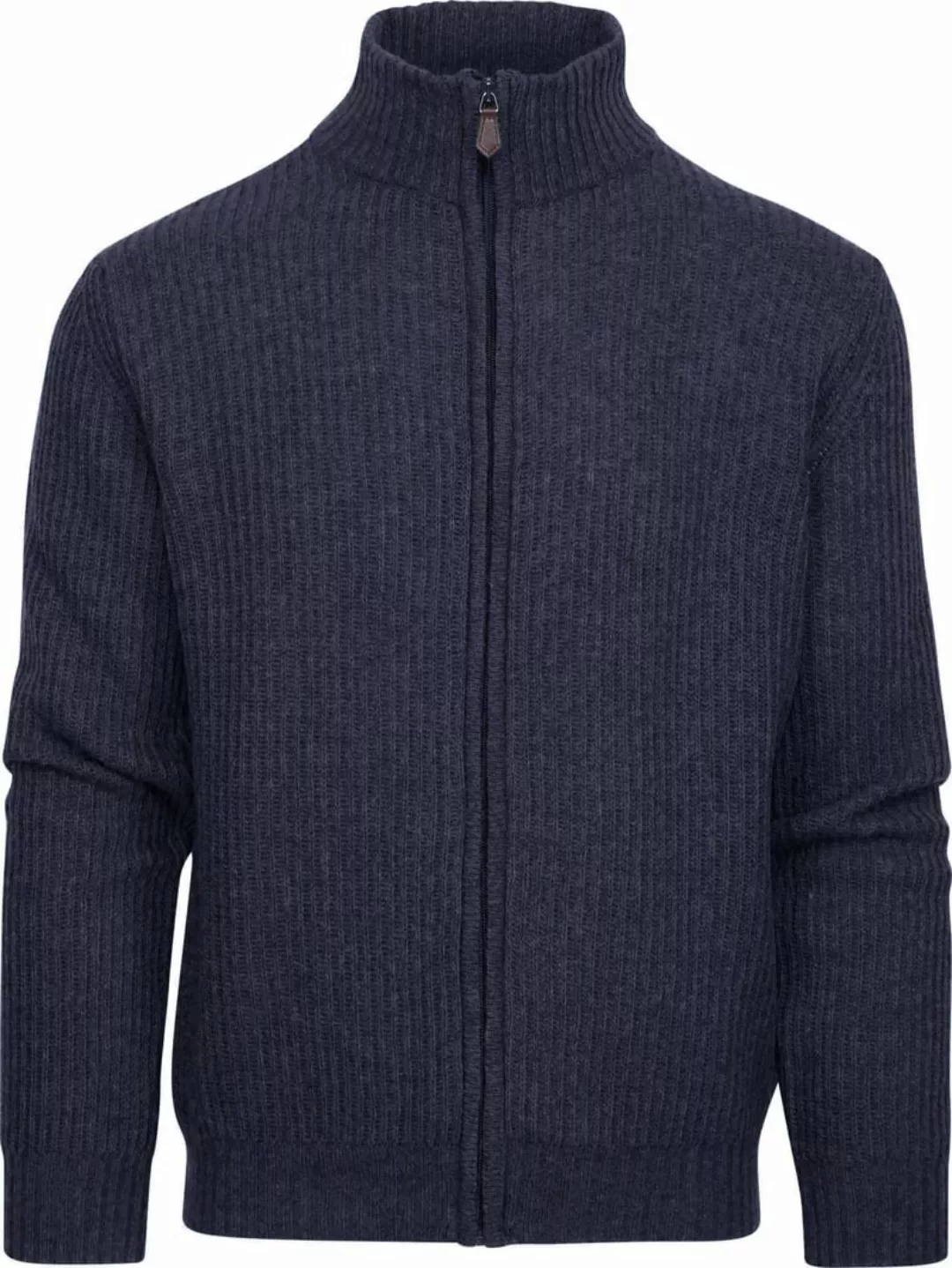 Suitable Strickjacke Wool Blend Navy - Größe XL günstig online kaufen