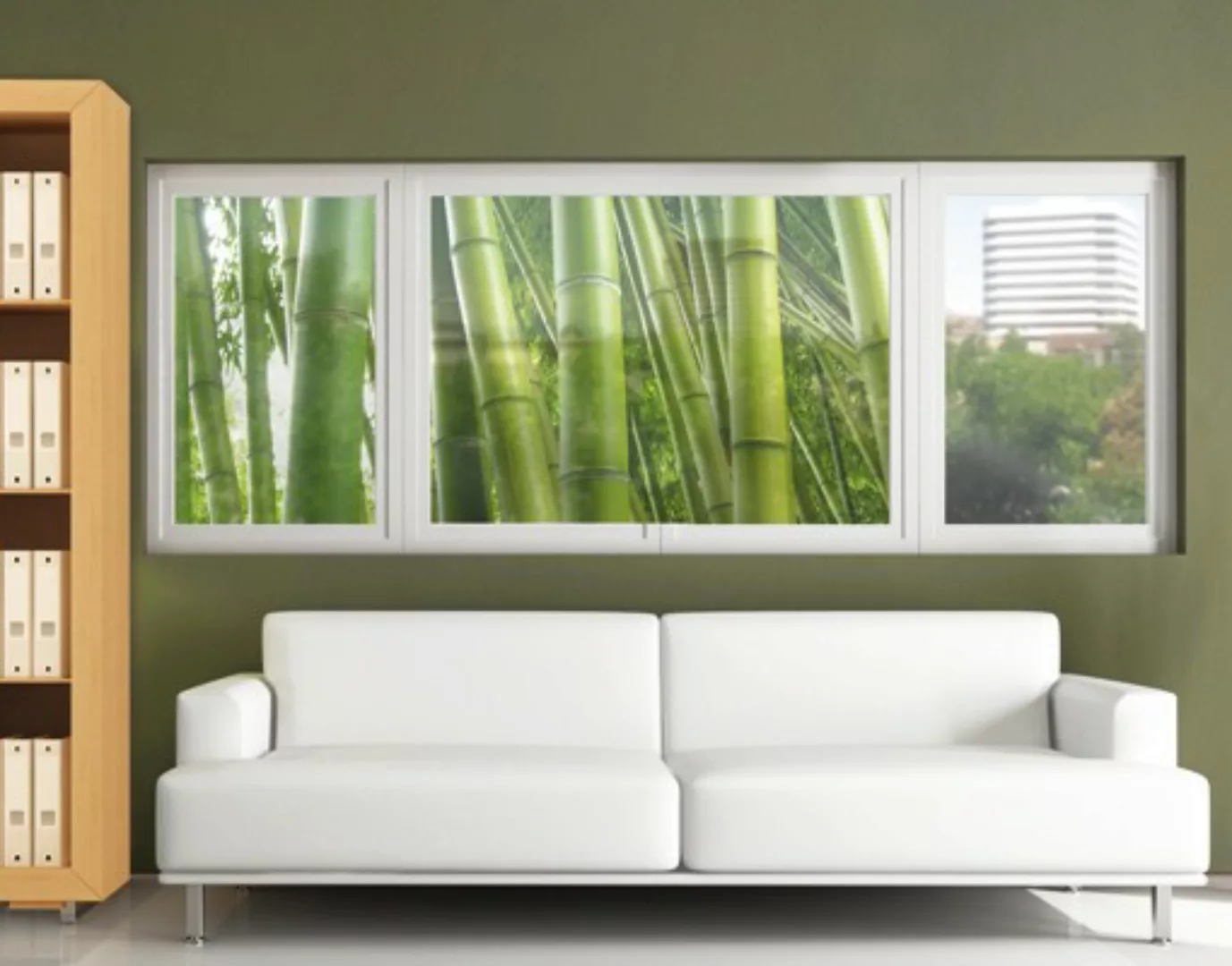 Fensterfolie Bamboo günstig online kaufen