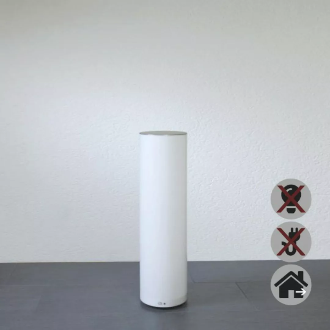 EPSTEIN-DESIGN APOLLO AUßEN 72 cm OHNE KABEL Säulenleuchte Weiß 2-Flammig günstig online kaufen