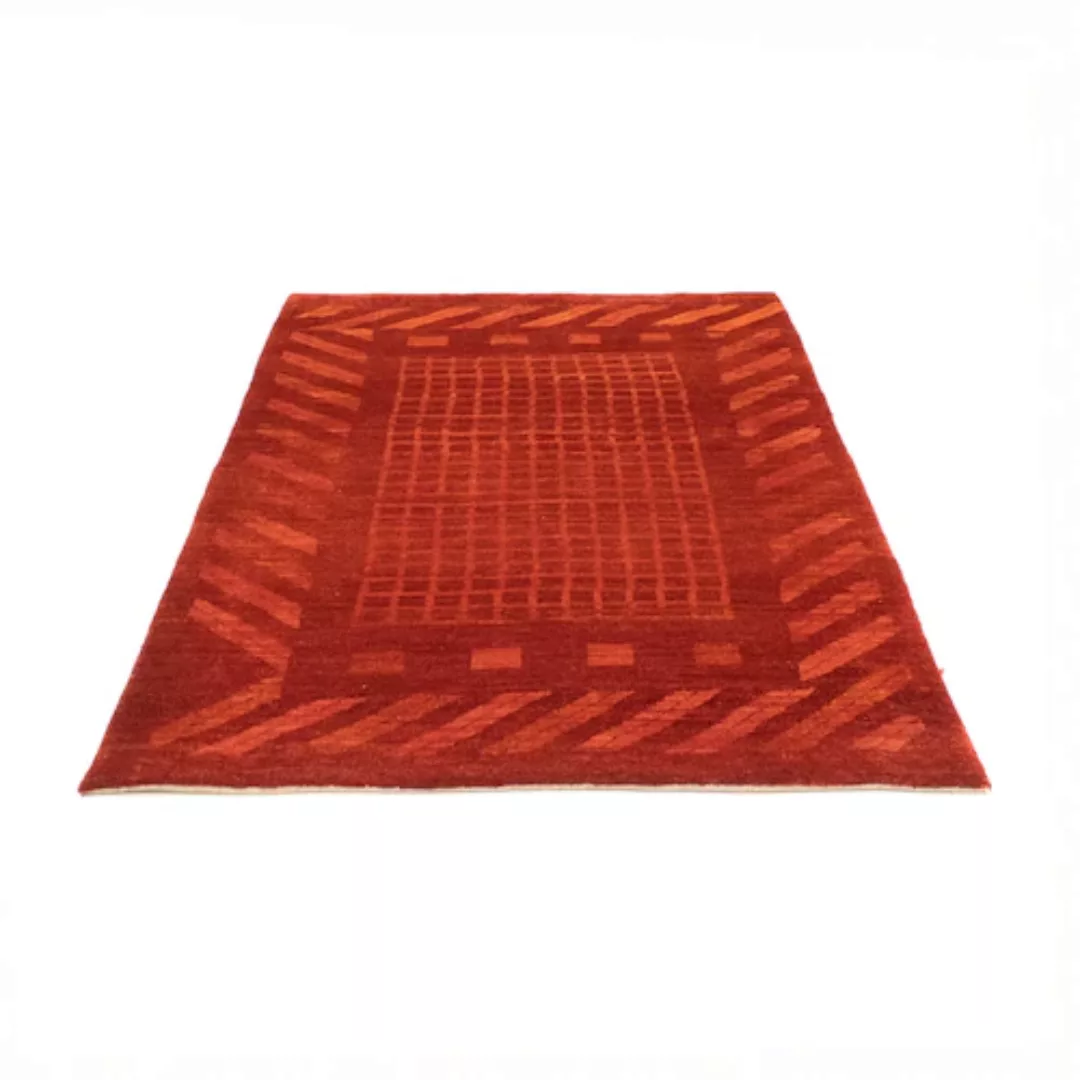 morgenland Wollteppich »Loribaft Teppich handgeknüpft rot«, rechteckig günstig online kaufen