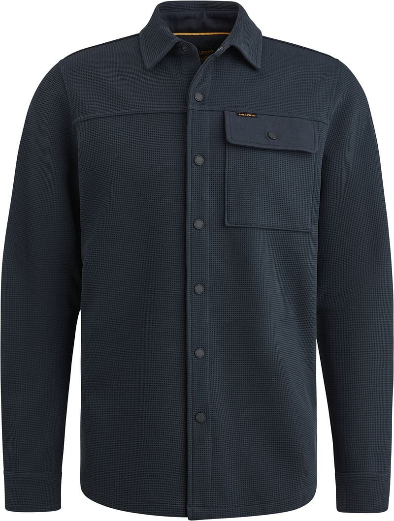 PME Legend Overshirt Waffle Navy - Größe 3XL günstig online kaufen