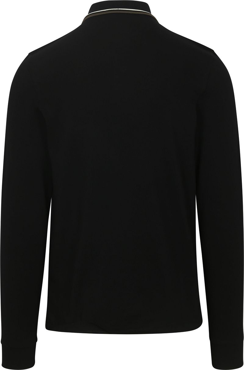 Fred Perry Langarm-Poloshirt Schwarz W54 - Größe XL günstig online kaufen