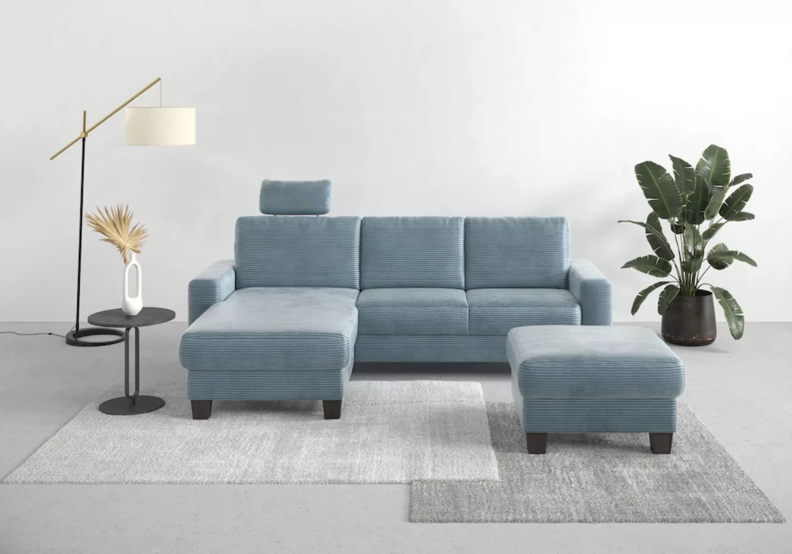 Home affaire Ecksofa Summer L-Form, mit Recamiere, mit oder ohne Bettfunkti günstig online kaufen