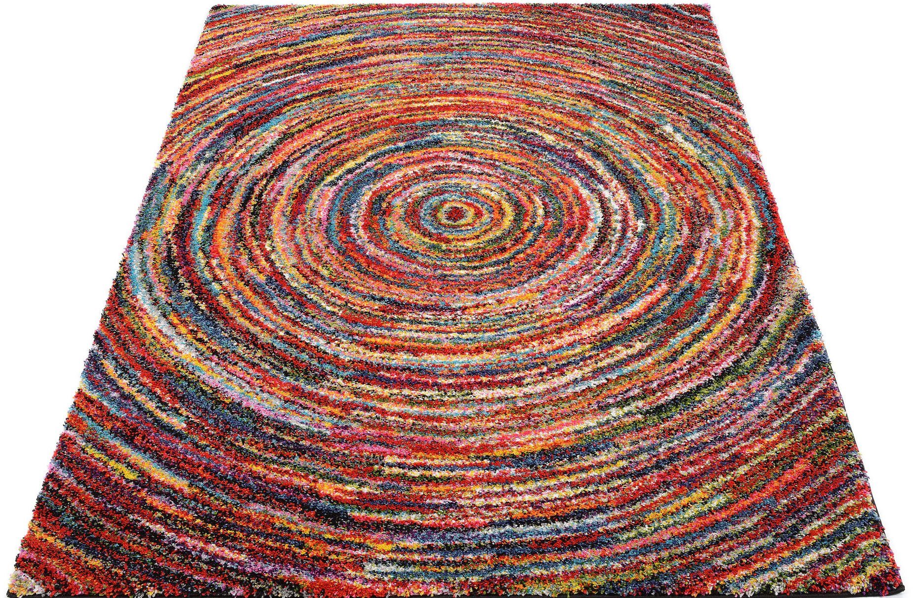 OCI DIE TEPPICHMARKE Hochflor-Teppich »Sixteen Round«, rechteckig, 25 mm Hö günstig online kaufen