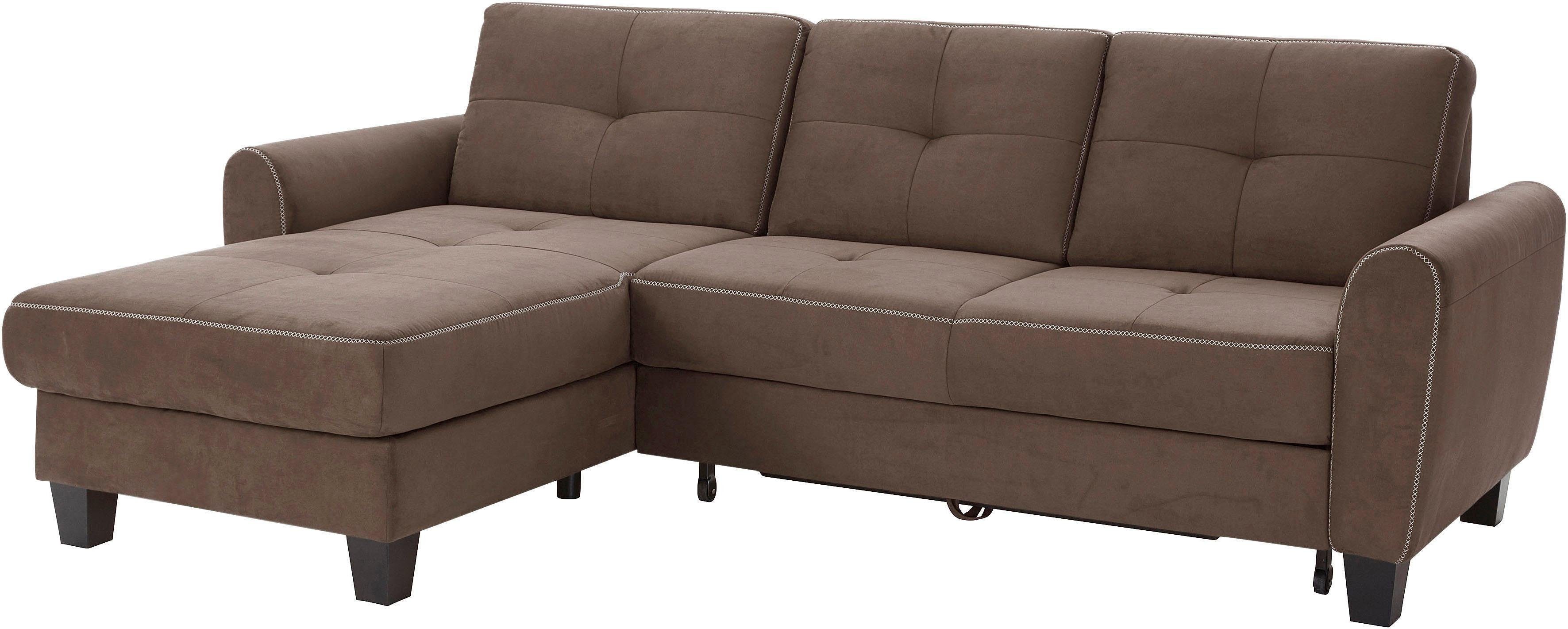 sit&more Ecksofa Varese L-Form, mit Federkern, günstig online kaufen