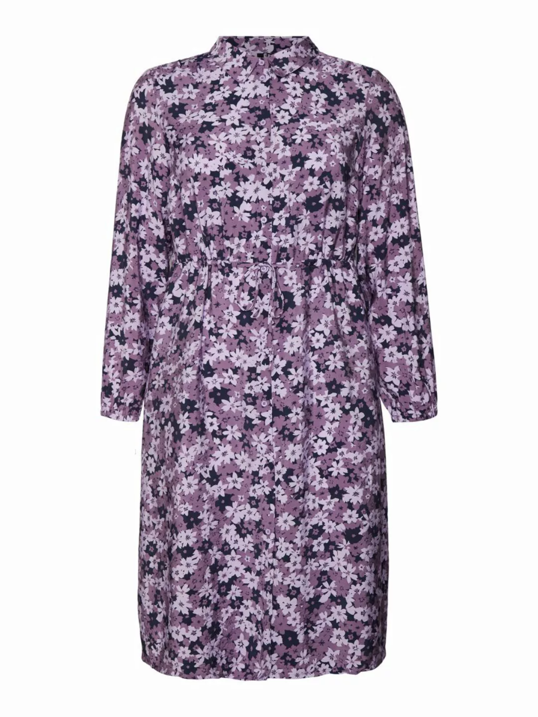 VERO MODA Hemd- Kleid Damen Violett günstig online kaufen