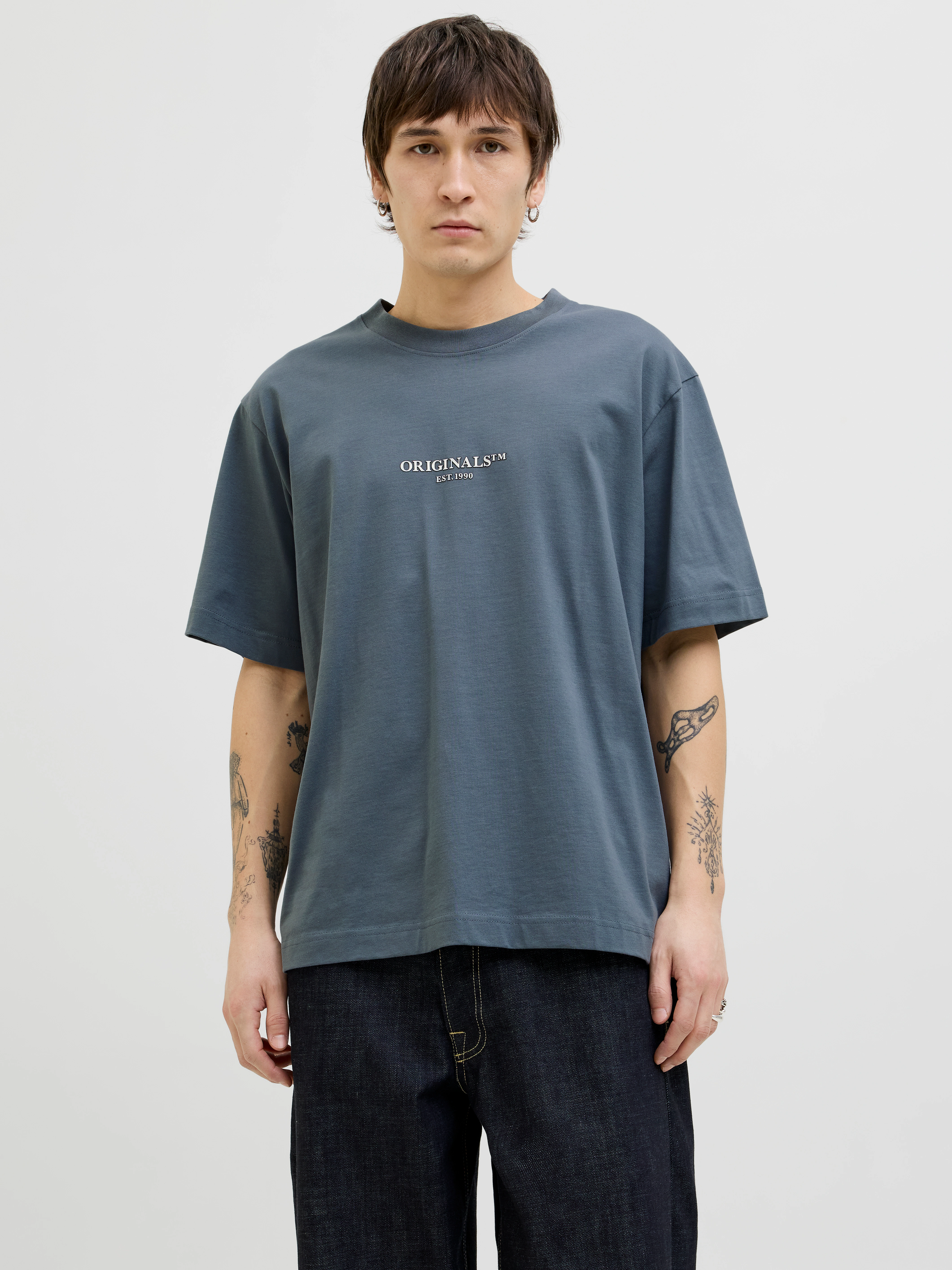 Jack & Jones T-Shirt "JORISLINGTON MINIMAL BRANDING TEE SS SN" günstig online kaufen