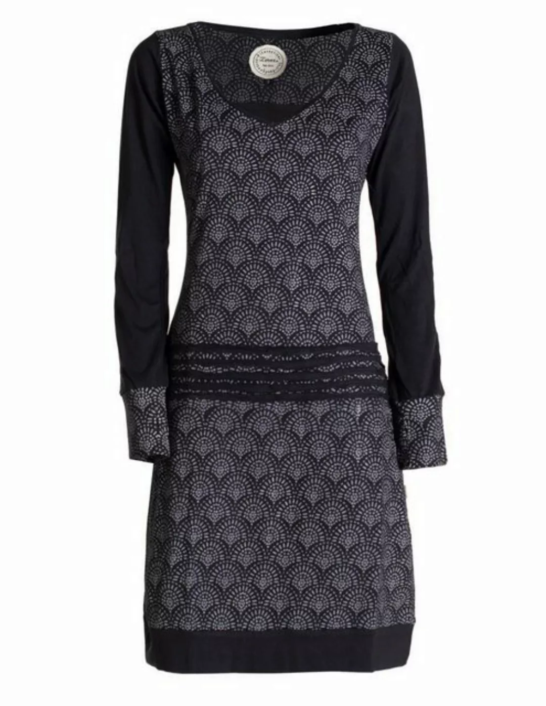 Vishes Jerseykleid Leichtes JerseykleidLangarm Kleider Sweatkleid Punkte El günstig online kaufen