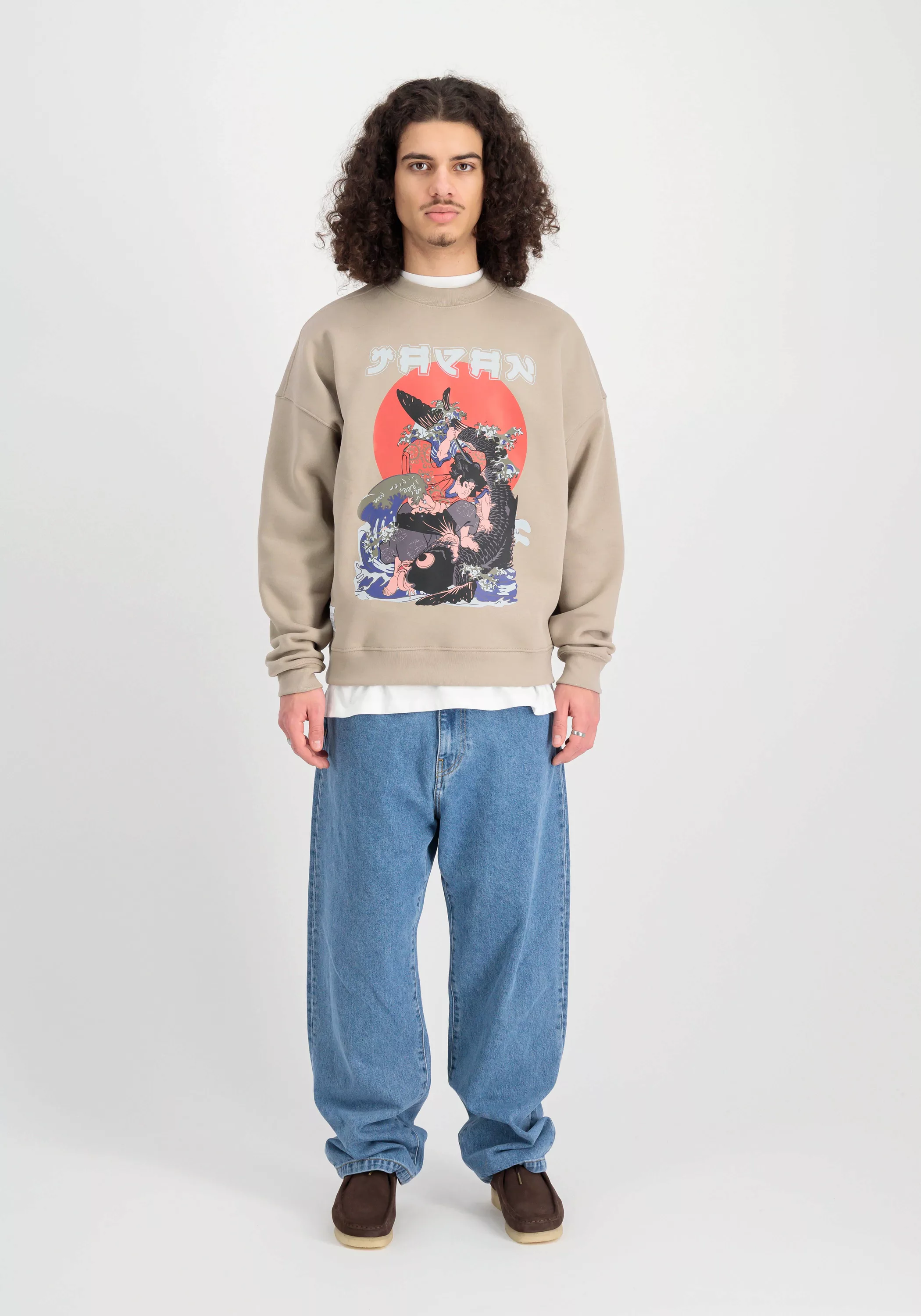 Alpha Industries Sweater "ALPHA INDUSTRIES Men - Sweatshirts Japan Warrior günstig online kaufen