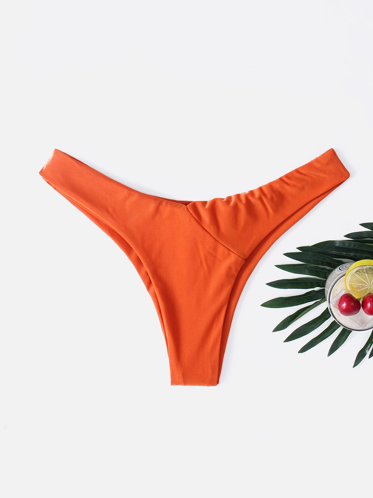 Schlichte orangefarbene Bikinihöschen günstig online kaufen