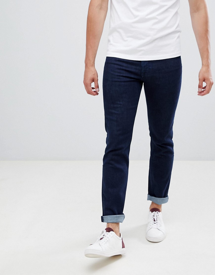 BOSS – Delaware – Jeans in Indigo-Navy günstig online kaufen