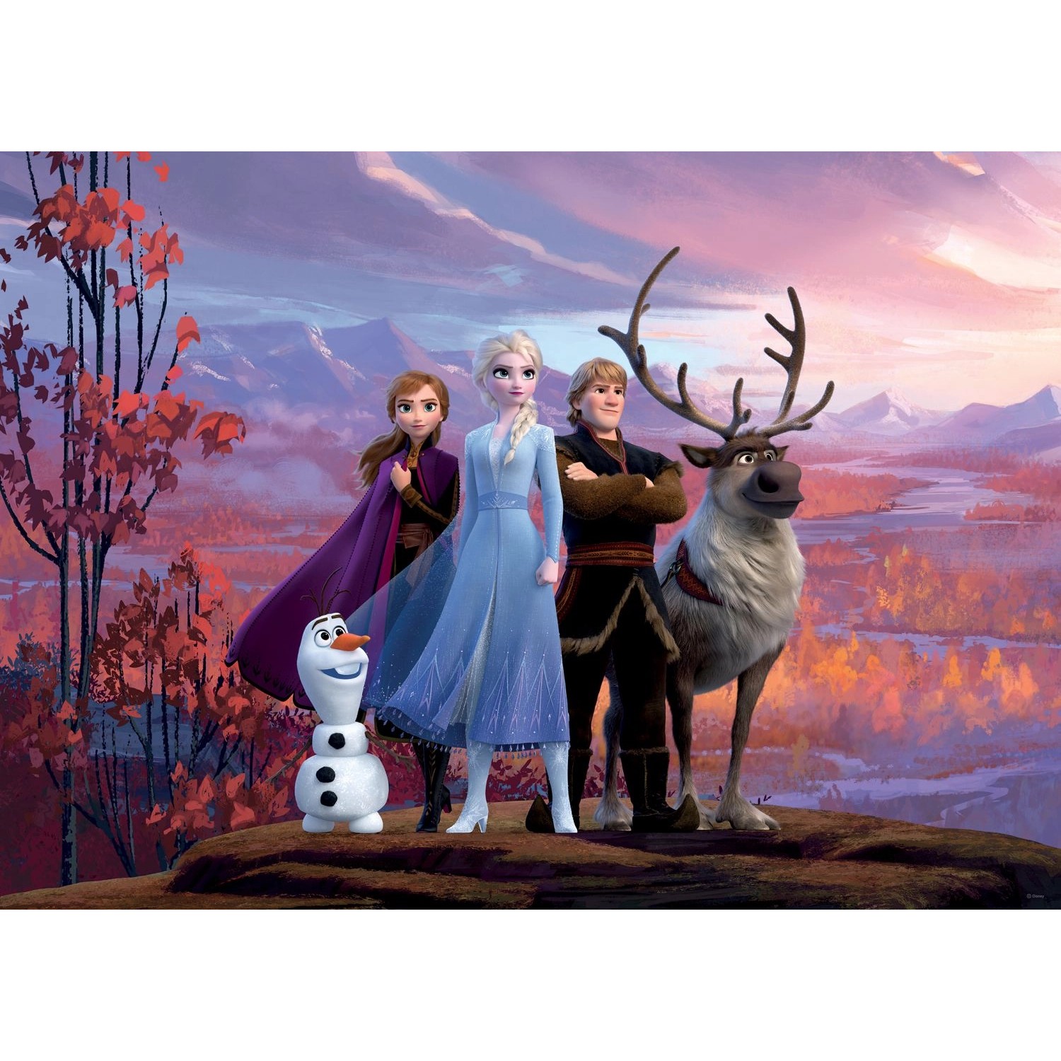 Disney 0 Die Eiskönigin Lila und Blau 1,56 x 1,12 m 600963 günstig online kaufen