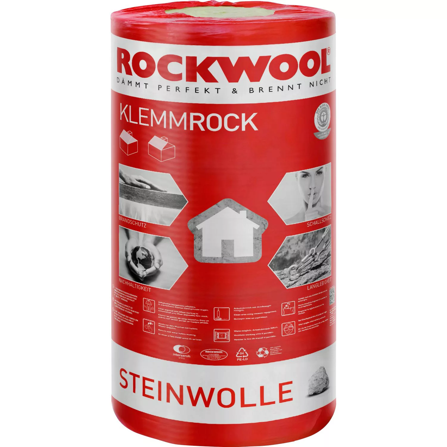 Rockwool Klemmrock Dämmwolle WLG 035 120 mm (25 Rollen - 100 m²) 1 Palette günstig online kaufen