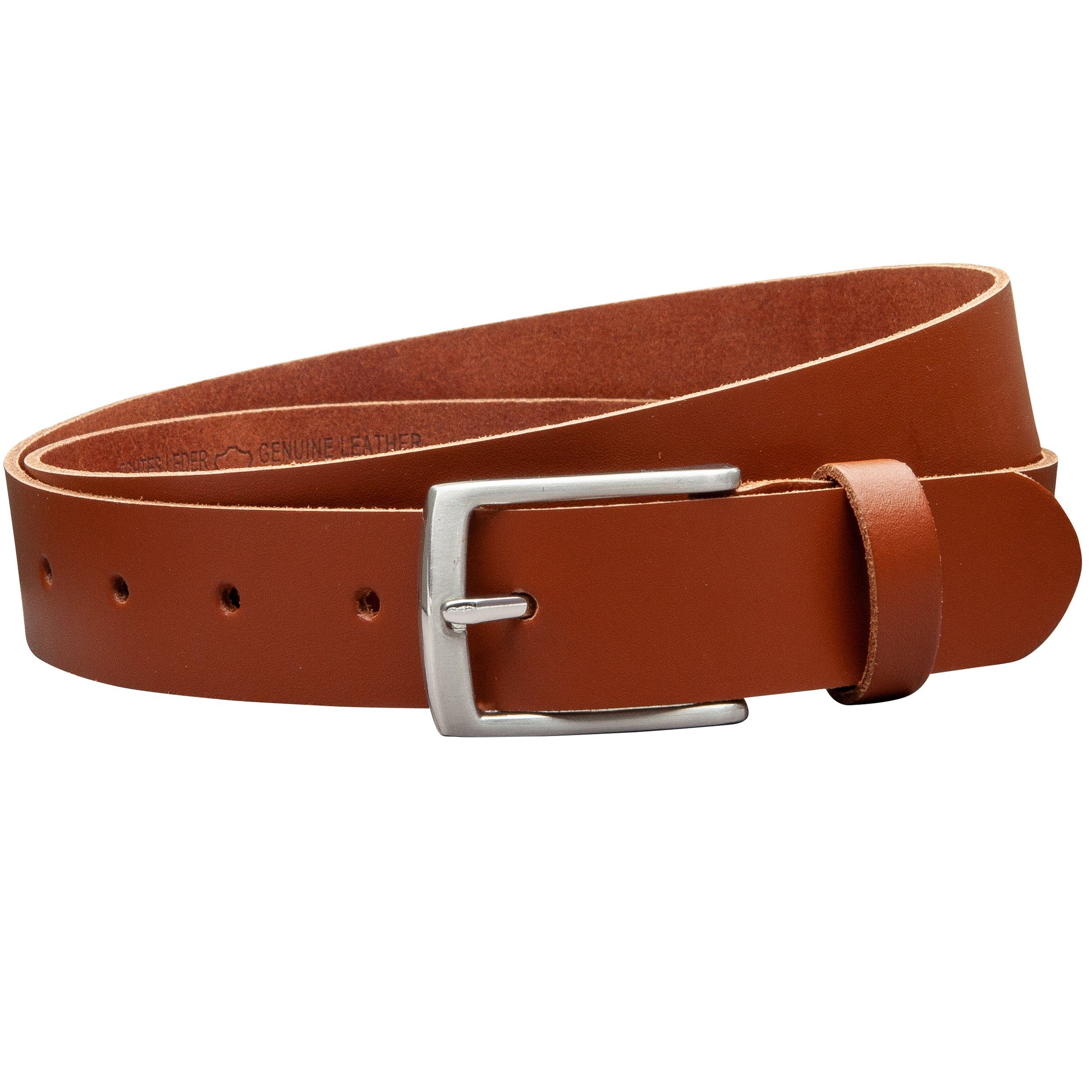 COLOGNEBELT Ledergürtel OM311-SL-Cognac MADE IN GERMANY, günstig online kaufen
