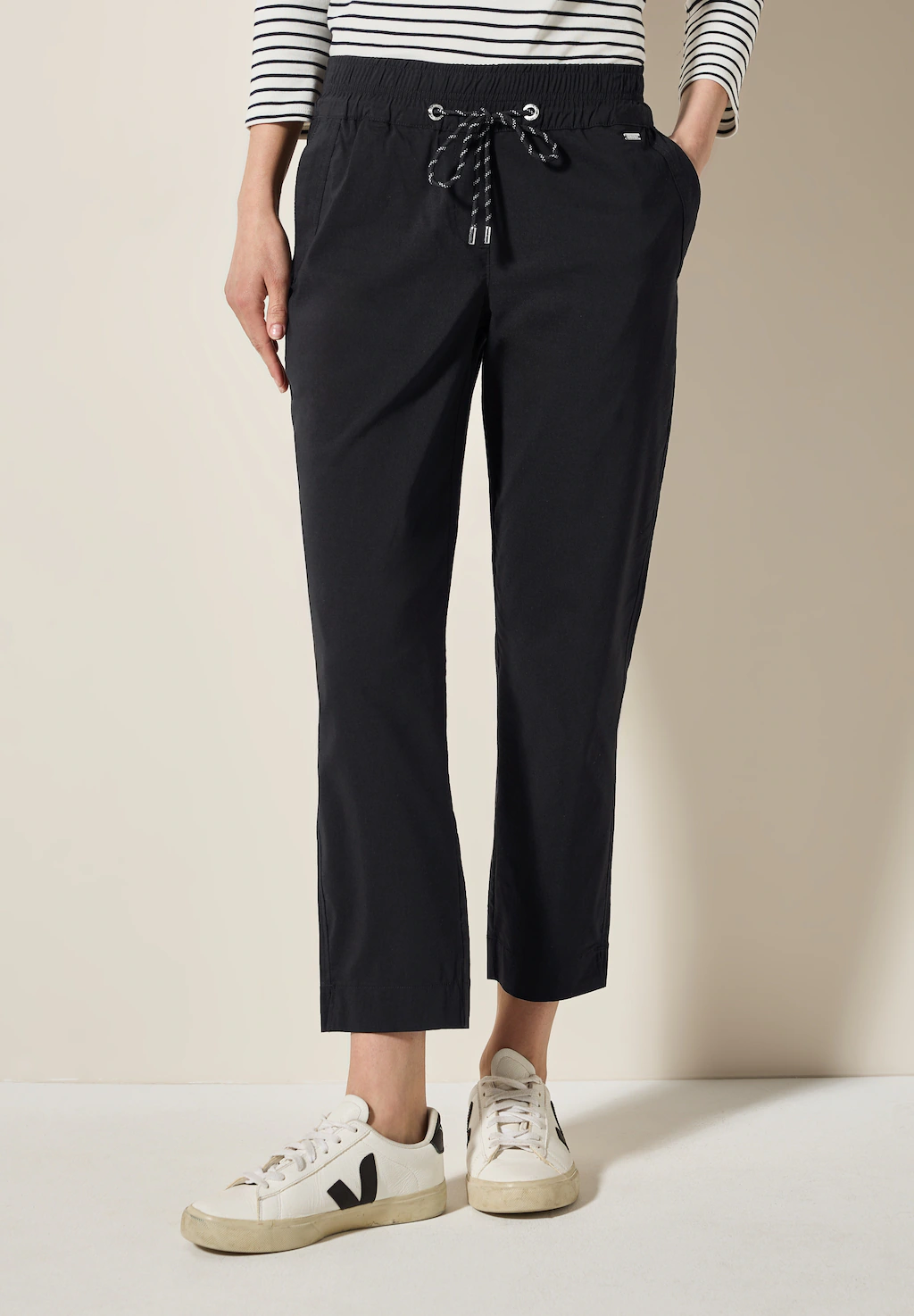 Cecil Jogger Pants, Elastikbund mit Tunnelzug günstig online kaufen