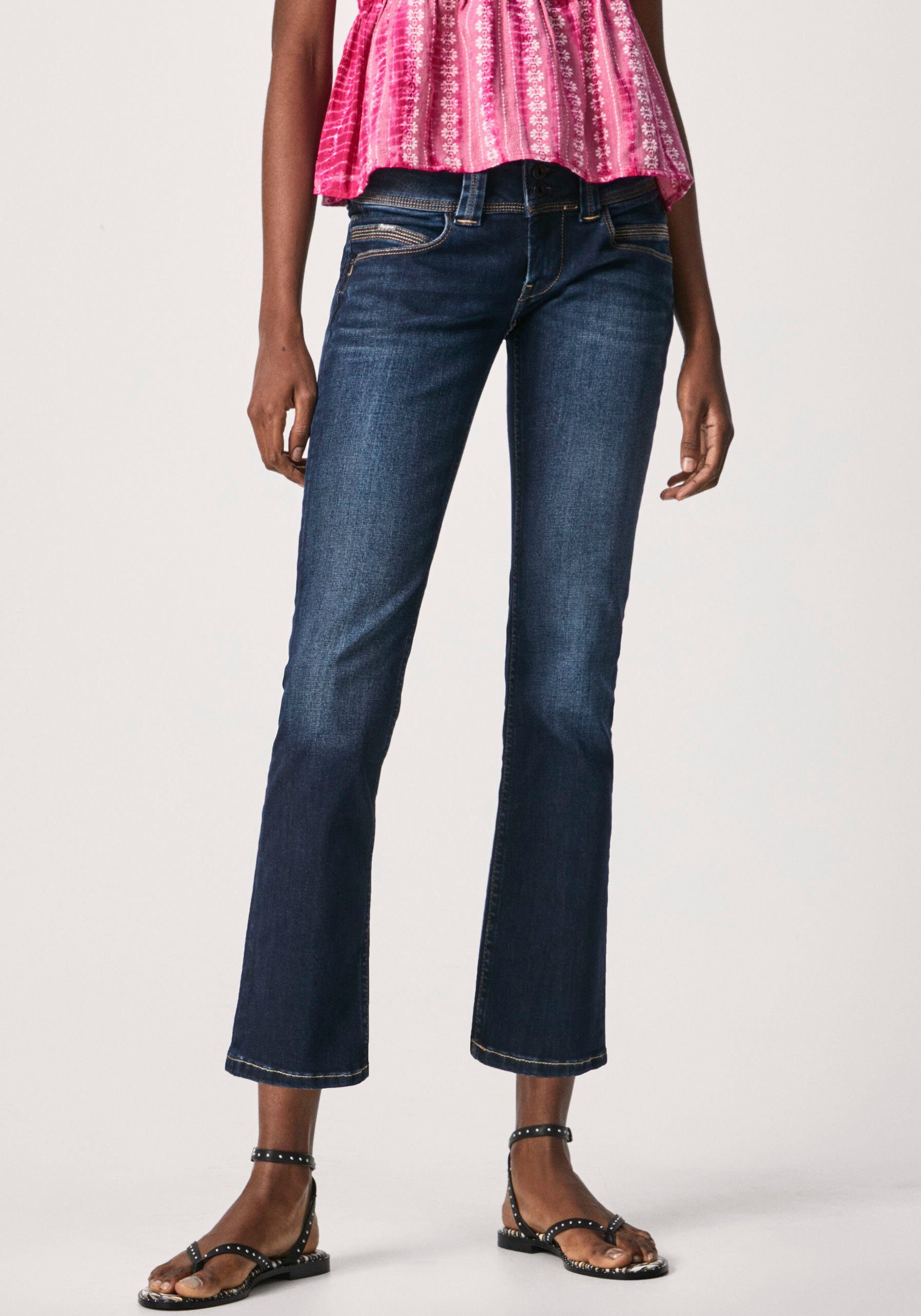Pepe Jeans Straight-Jeans VENUS mit Badge günstig online kaufen