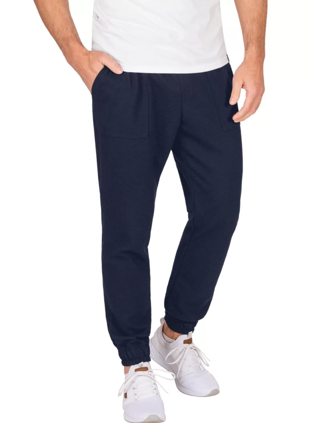 Trigema Jerseyhose "TRIGEMA Jogginghose mit aufgesetzten Taschen", (1 tlg.) günstig online kaufen