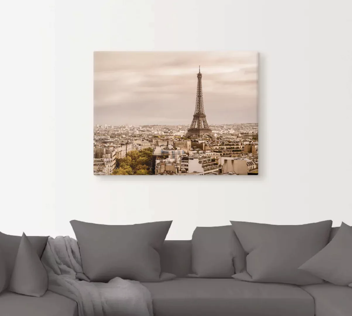 Artland Wandbild »Paris Eiffelturm I«, Frankreich, (1 St.), als Alubild, Ou günstig online kaufen