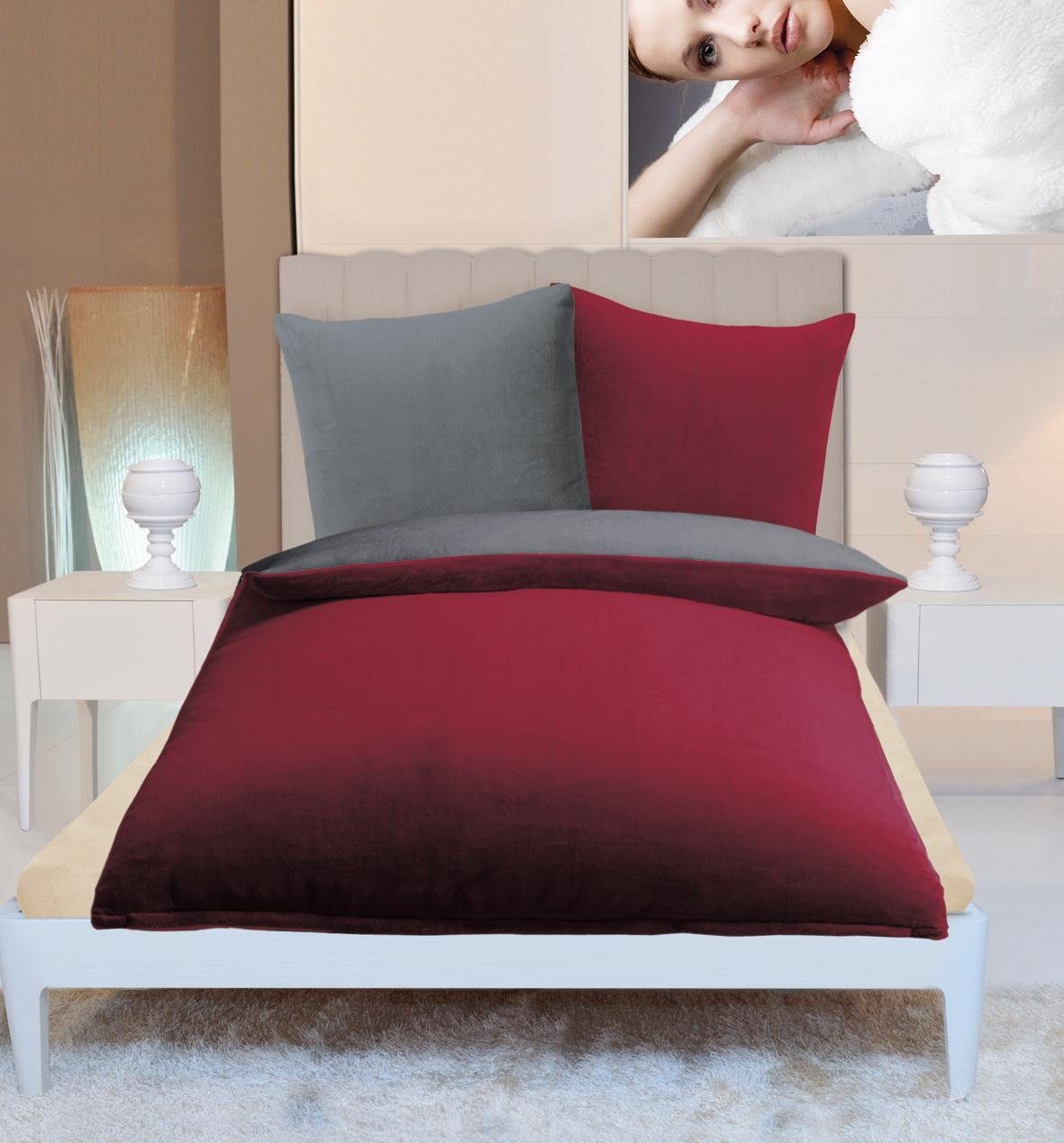 Gözze Wendebettwäsche »Superflausch in Gr. 135x200 oder 155x220 cm«, Fleece günstig online kaufen