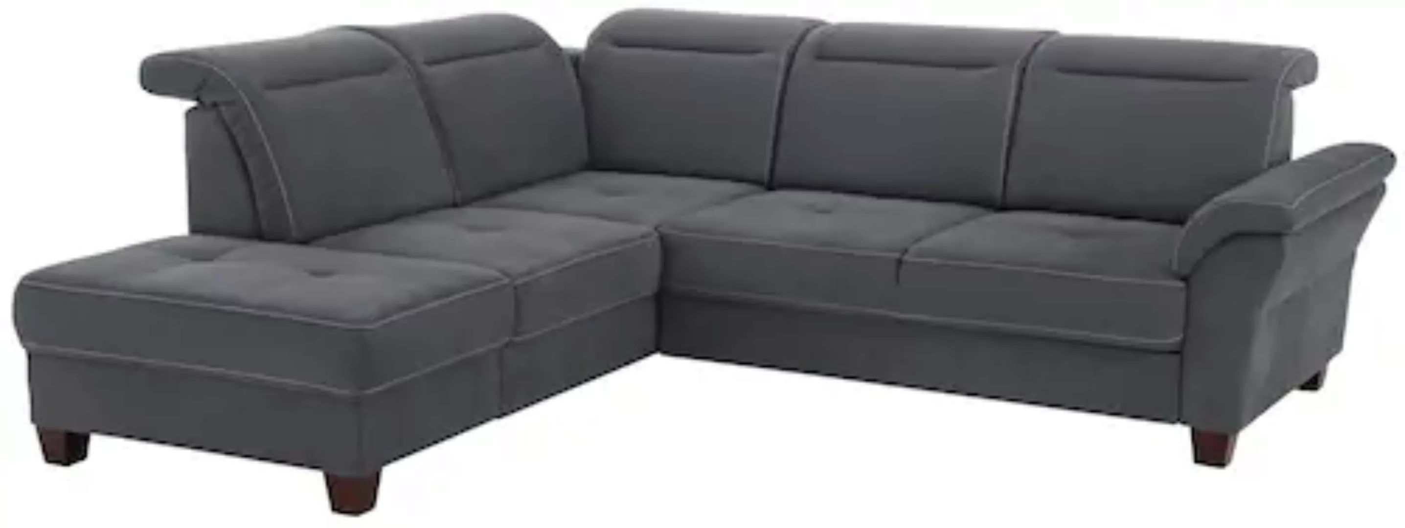 Home affaire Ecksofa "Solvei L-Form", wahlweise auch mit Kopfteilverstellun günstig online kaufen