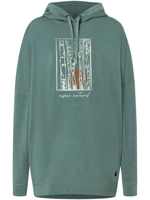 SUPER.NATURAL Sweatshirt für Damen, Merino SUNBIRCH mit Baum Motiv günstig online kaufen