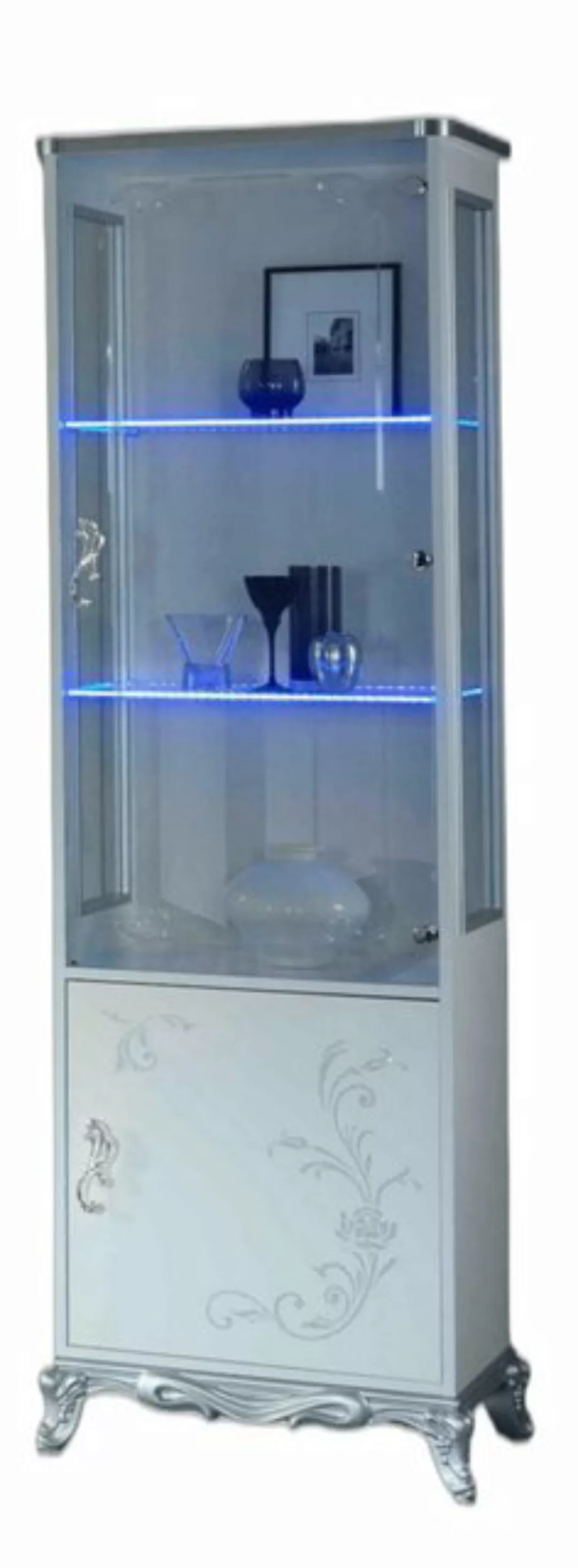 Xlmoebel Vitrine Klassisch Glasvitrine Vitrine Wohnzimmer Beleuchtung Esszi günstig online kaufen