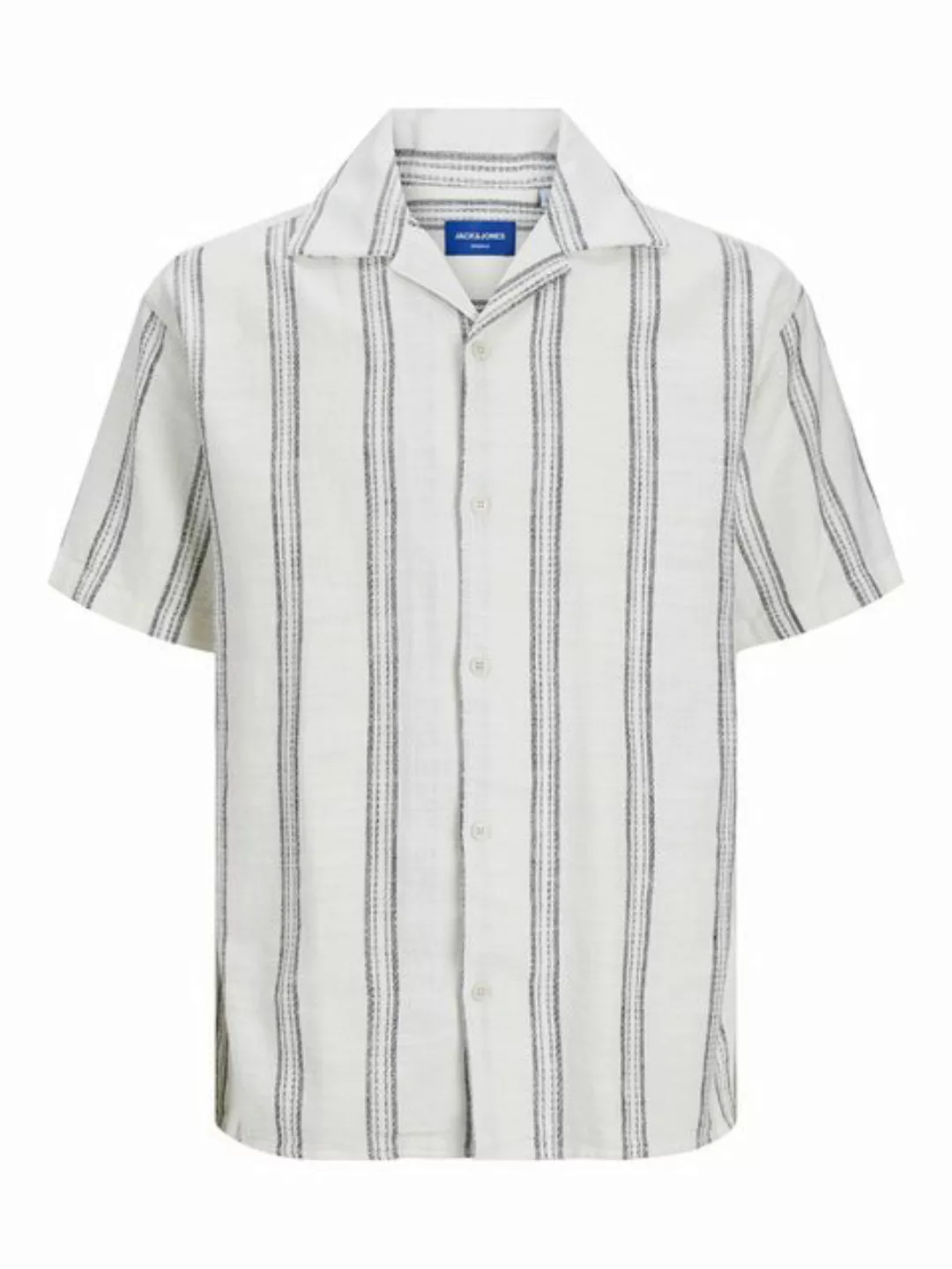 Jack & Jones Kurzarmhemd Hemd Kurzarm Locker geschnitten 7544 in Beige günstig online kaufen