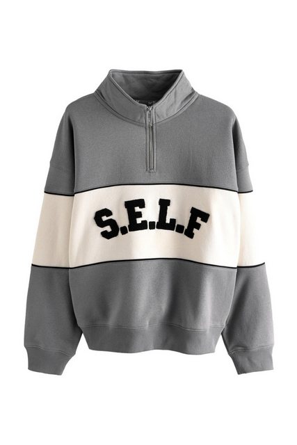 SELF Sweatshirt Self. Sweatshirt mit halblangem Reißverschluss (1-tlg) günstig online kaufen