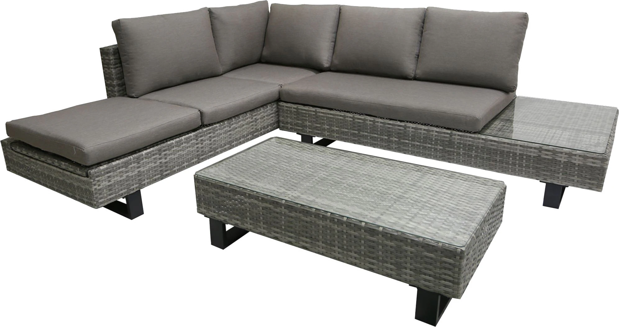 Garden Pleasure Gartenlounge-Set ", Lounge-Eckgruppe "CADIZ"", (3 tlg.), 2 günstig online kaufen