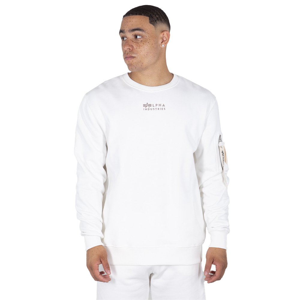 Alpha Industries Organics Emb Sweatshirt XS Organic White günstig online kaufen