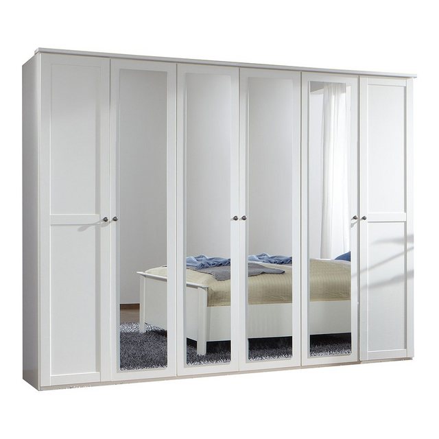 Lomadox Kleiderschrank CROPANI-43 270cm breit, 6 Türen davon 4 Spiegeltüren günstig online kaufen