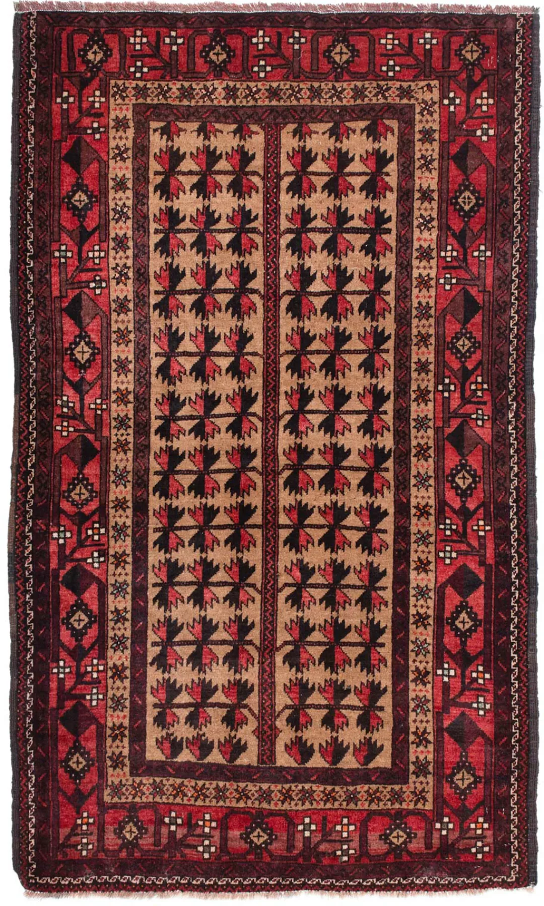 morgenland Orientteppich »Belutsch - 156 x 98 cm - braun«, rechteckig günstig online kaufen