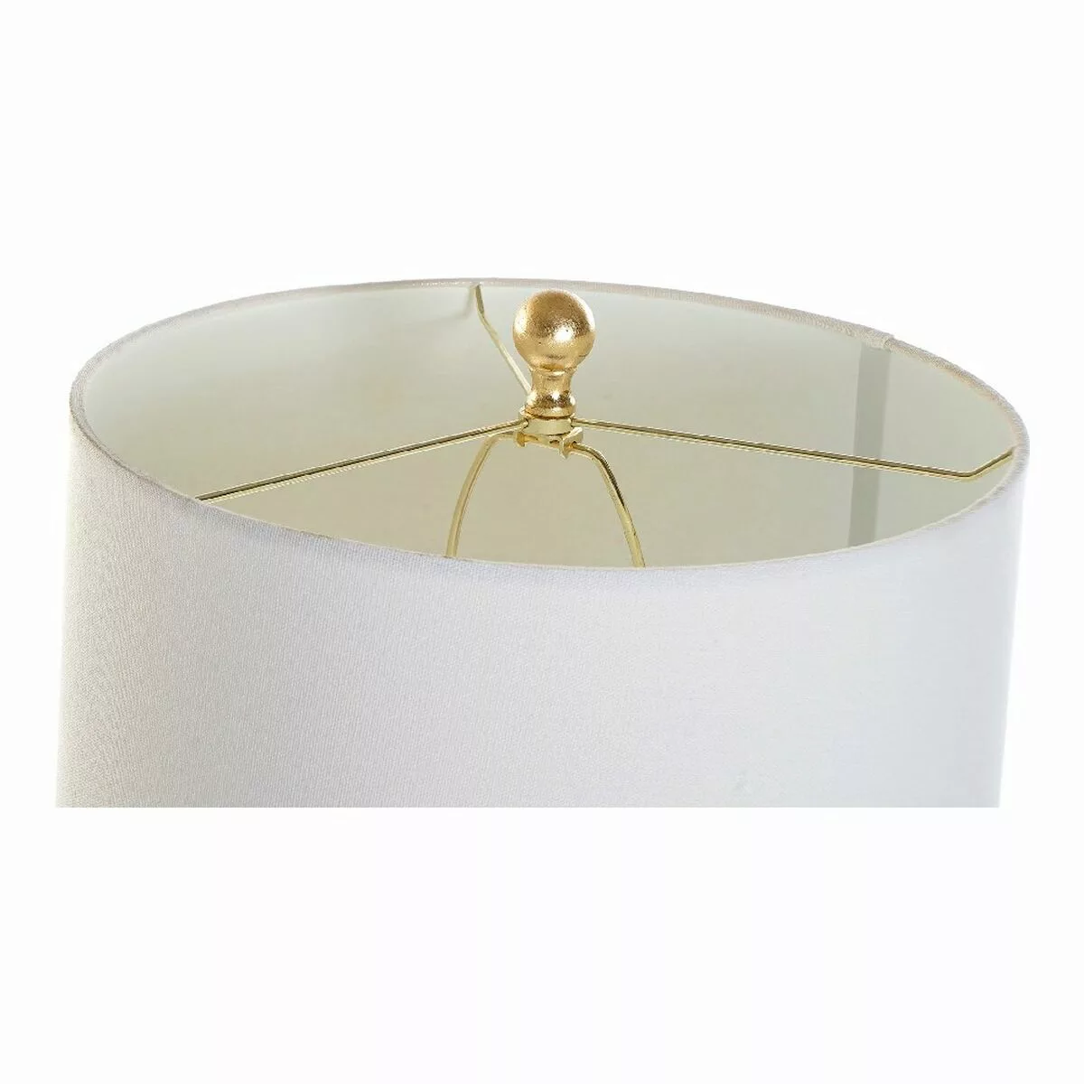 Tischlampe Dkd Home Decor Weiß Metall Kristall 240 V Golden 40 W (40 X 40 X günstig online kaufen